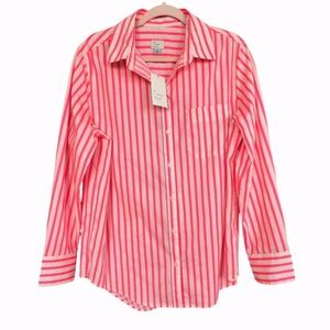 NWT a new day Women Neon Stripe Cotton Blend Button Down Shirt
Size Medium
NEW